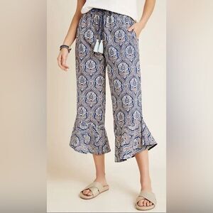 Roller rabbit yarella flounced culottes bohemian medium